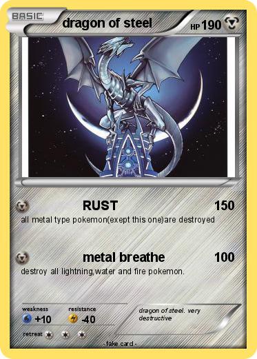 Pokemon dragon of steel