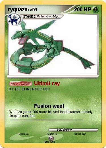 Pokemon ryquaza