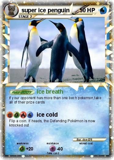 Pokemon super ice penguin