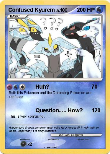 Pokemon Confused Kyurem