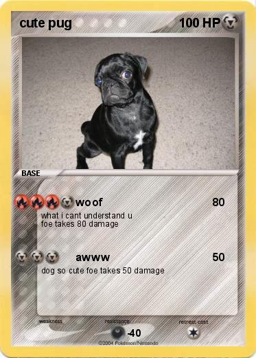 Pokemon cute pug