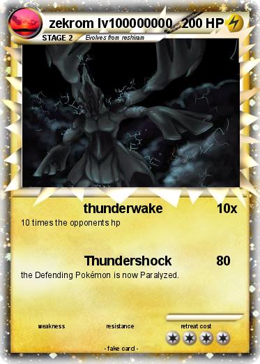 Pokemon zekrom lv100000000