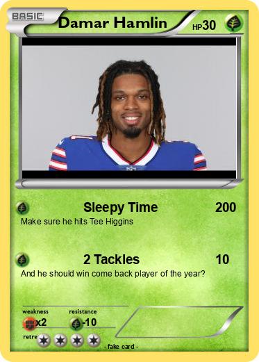 Pokemon Damar Hamlin