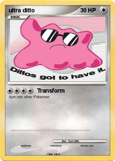 Pokemon ultra ditto
