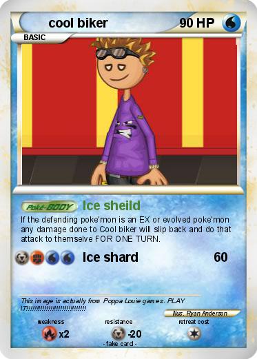 Pokemon cool biker