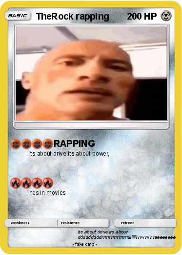 Pokemon TheRock rapping
