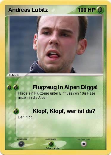 Pokemon Andreas Lubitz