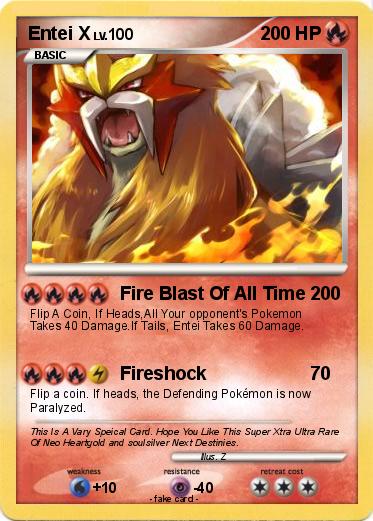 Pokemon Entei X