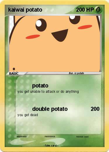 Pokemon kaiwai potato