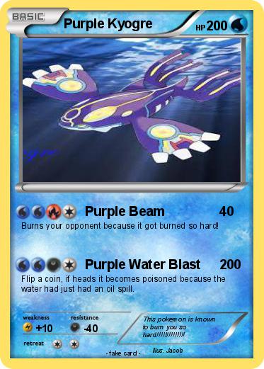 Pokemon Purple Kyogre