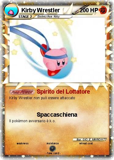 Pokemon Kirby Wrestler