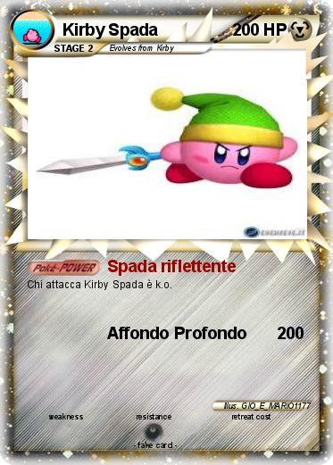 Pokemon Kirby Spada