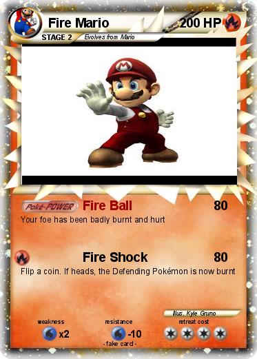 Pokemon Fire Mario