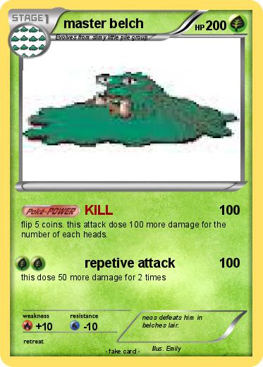 Pokemon master belch