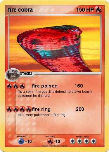 Pokemon fire cobra
