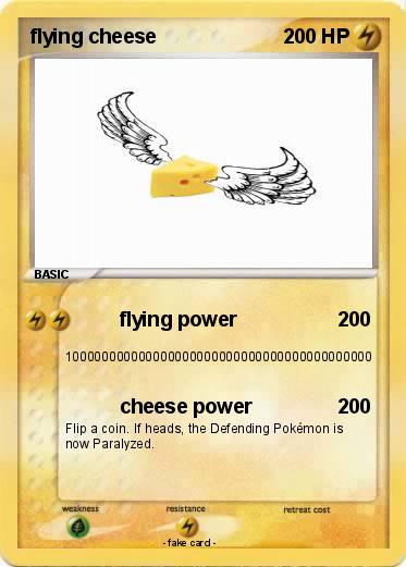 Pokemon flying cheese