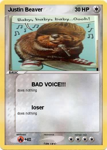 Pokemon Justin Beaver