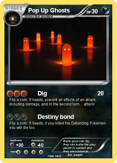 Pokemon Pop Up Ghosts