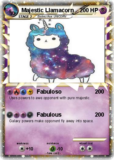 Pokemon Majestic Llamacorn