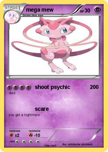 Pokemon mega mew