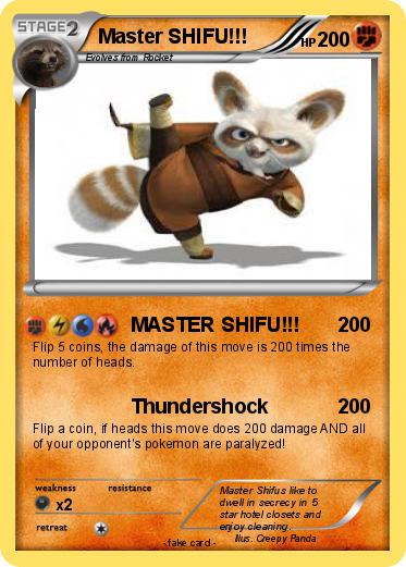 Pokemon Master SHIFU!!!