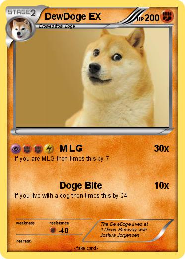 Pokemon DewDoge EX