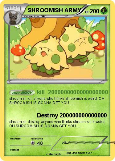 Pokemon SHROOMISH ARMY