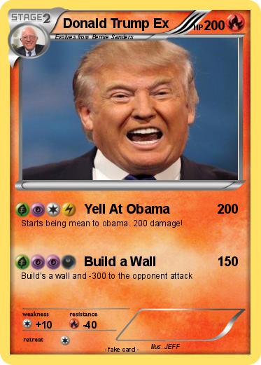 Pokemon Donald Trump Ex