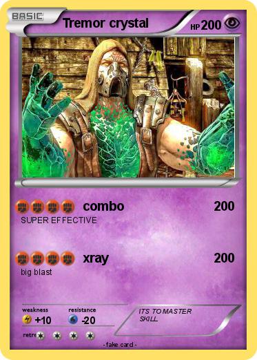 Pokemon Tremor crystal