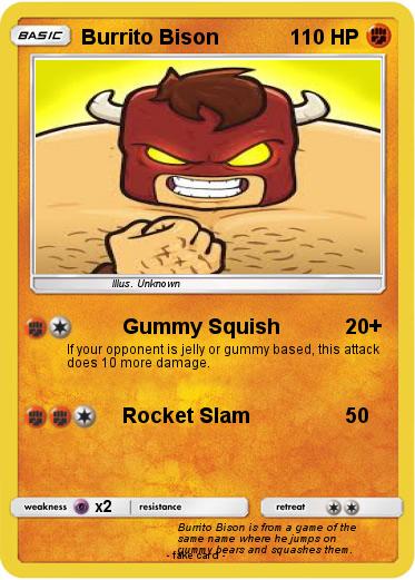 Pokemon Burrito Bison