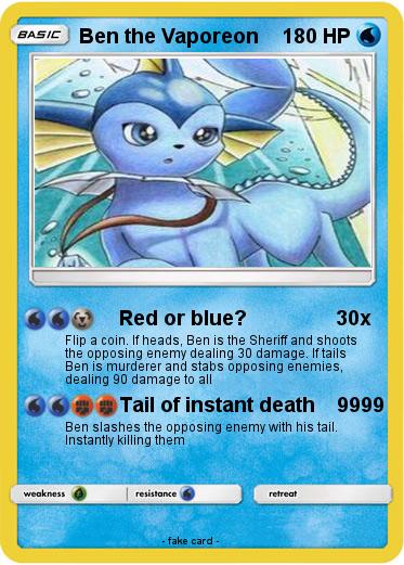 Pokemon Ben the Vaporeon