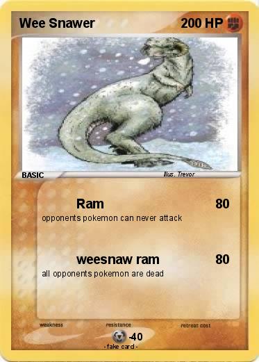 Pokemon Wee Snawer