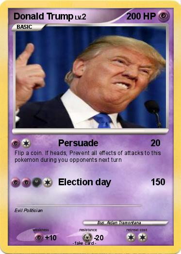 Pokemon Donald Trump