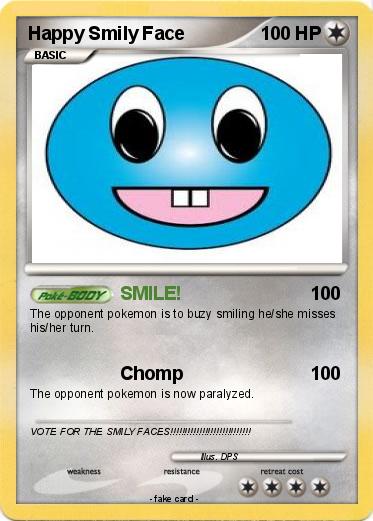 Pokemon Happy Smily Face