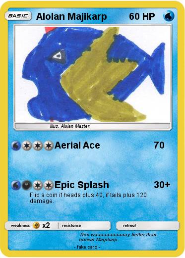 Pokemon Alolan Majikarp