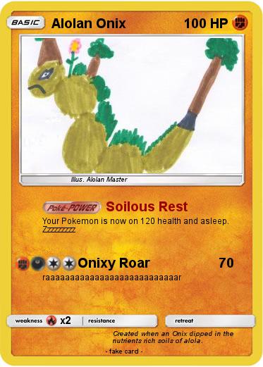 Pokemon Alolan Onix
