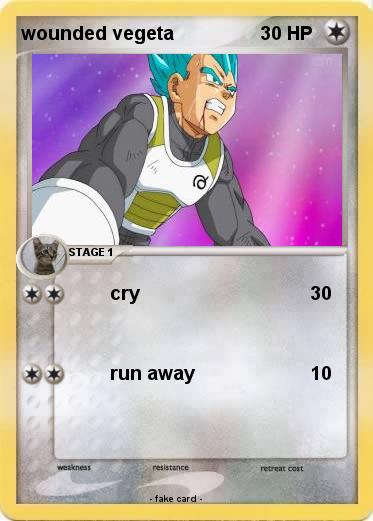Pokemon wounded vegeta