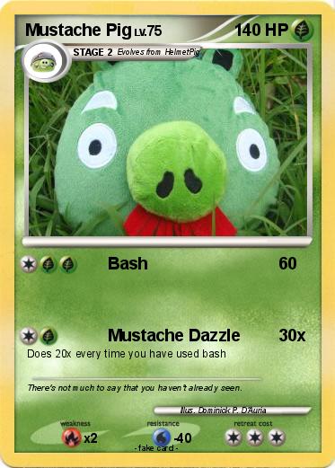 Pokemon Mustache Pig