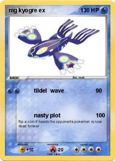Pokemon mg kyogre ex