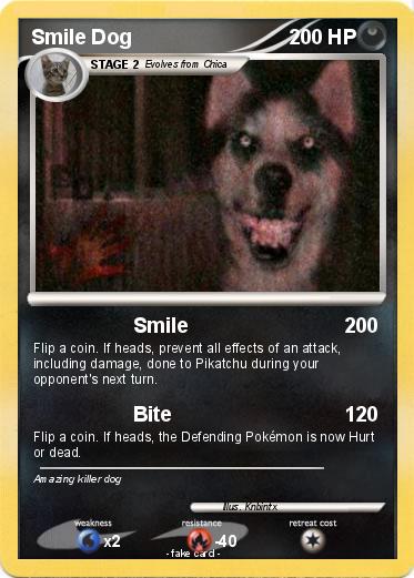 Pokemon Smile Dog