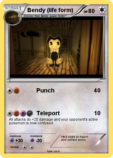 Pokemon Bendy (life form)