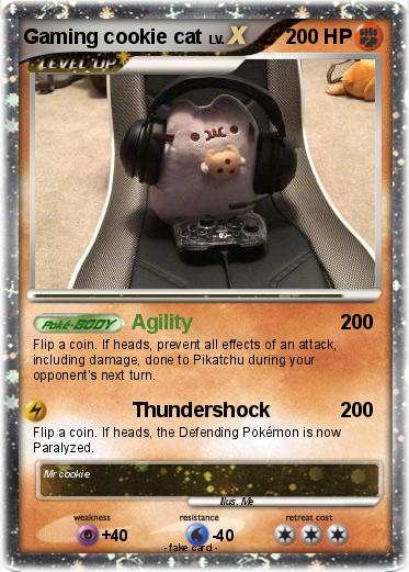 Pokemon Gaming cookie cat