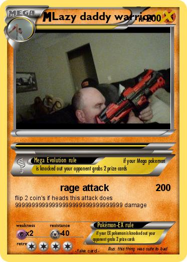 Pokemon Lazy daddy warrior