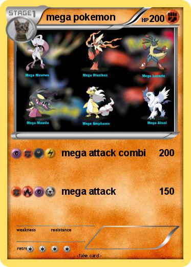Pokemon mega pokemon