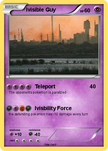 Pokemon Ivisible Guy
