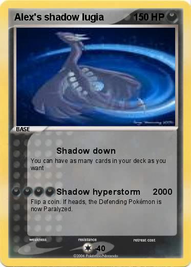 Pokemon Alex's shadow lugia             