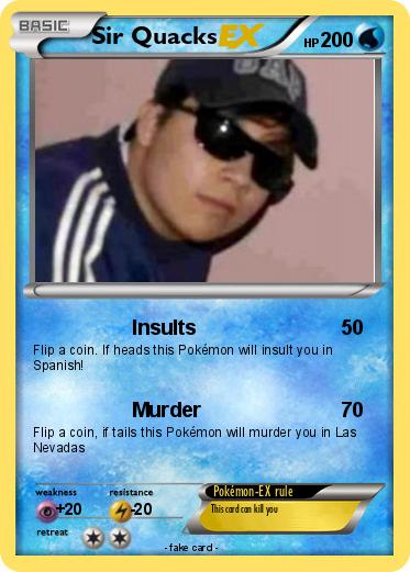Pokemon Sir Quacks