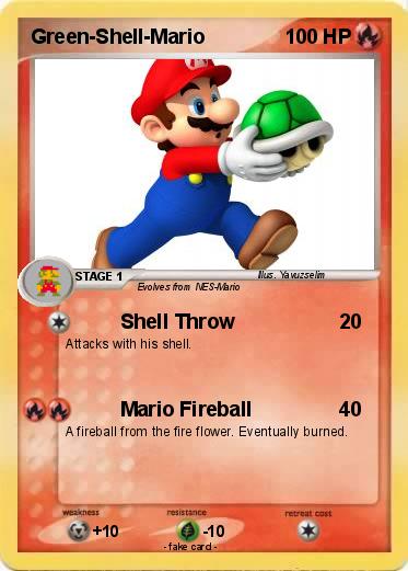 Pokemon Green-Shell-Mario