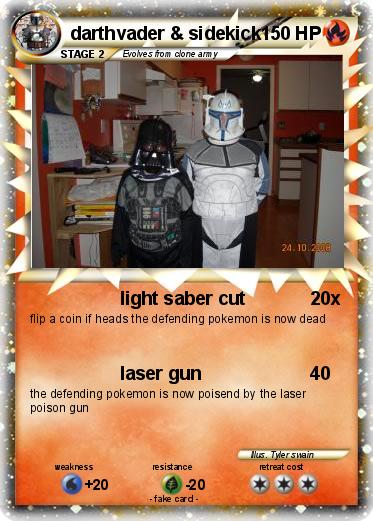 Pokemon darthvader & sidekick