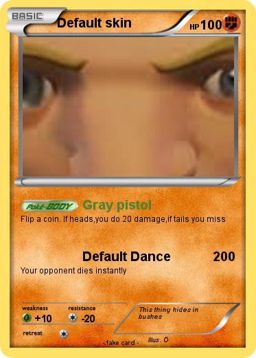 Pokemon Default skin